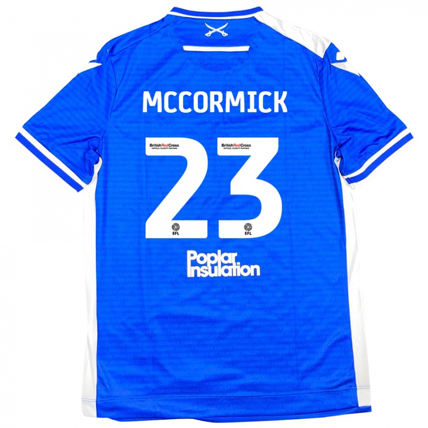 Homem Camisola Luke Mccormick #23 Branco Azul Principal 2024/25 Camisa