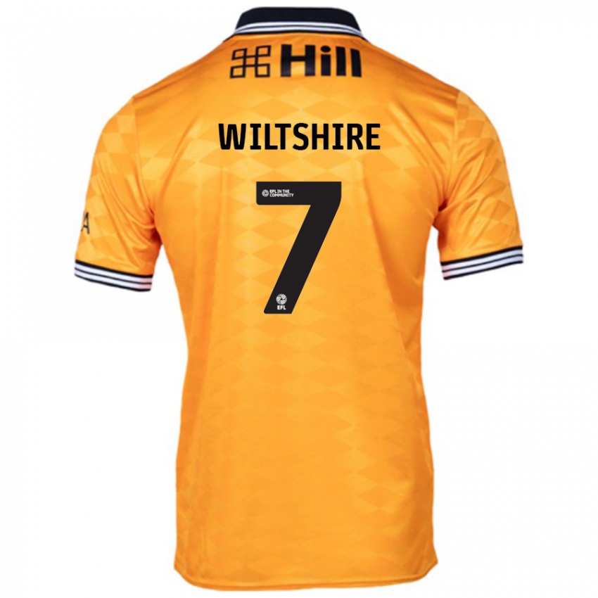 Homem Camisola Sarah Wiltshire #7 Laranja Principal 2024/25 Camisa