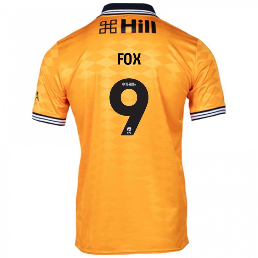 Homem Camisola Ruth Fox #9 Laranja Principal 2024/25 Camisa