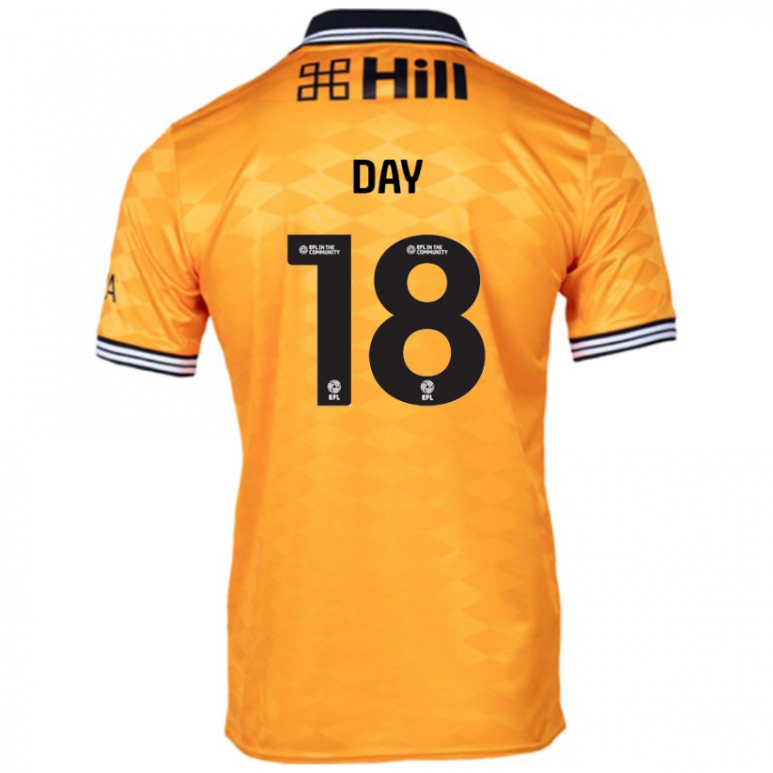 Homem Camisola Niamh Day #18 Laranja Principal 2024/25 Camisa