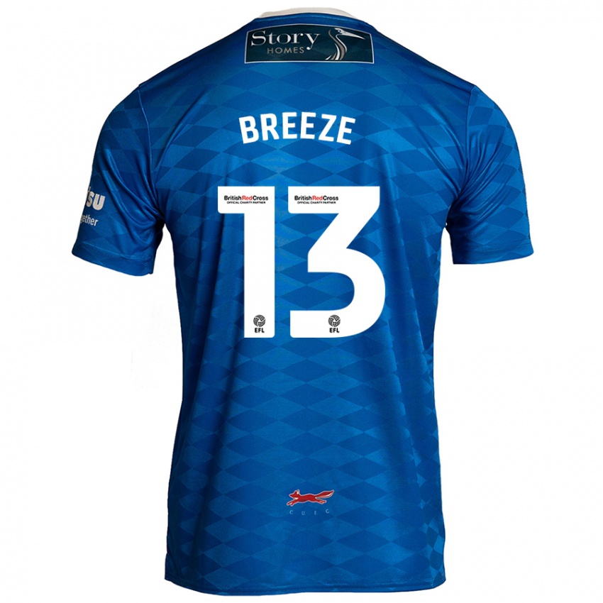 Homem Camisola Gabriel Breeze #13 Azul Principal 2024/25 Camisa