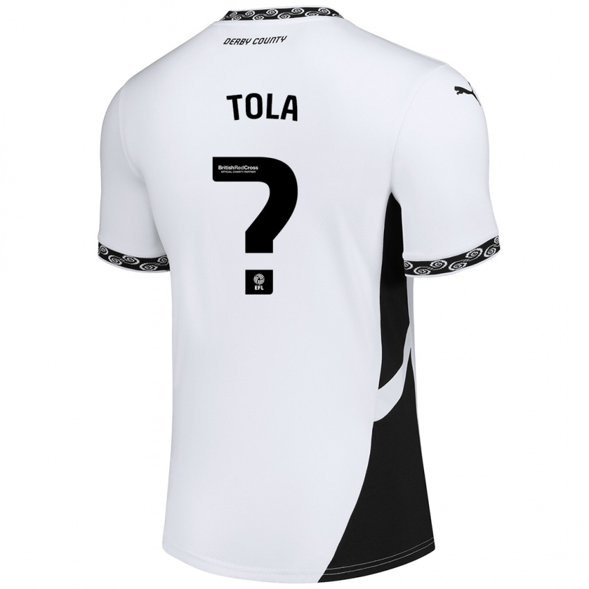 Homem Camisola Marcel Tola #0 Preto Branco Principal 2024/25 Camisa