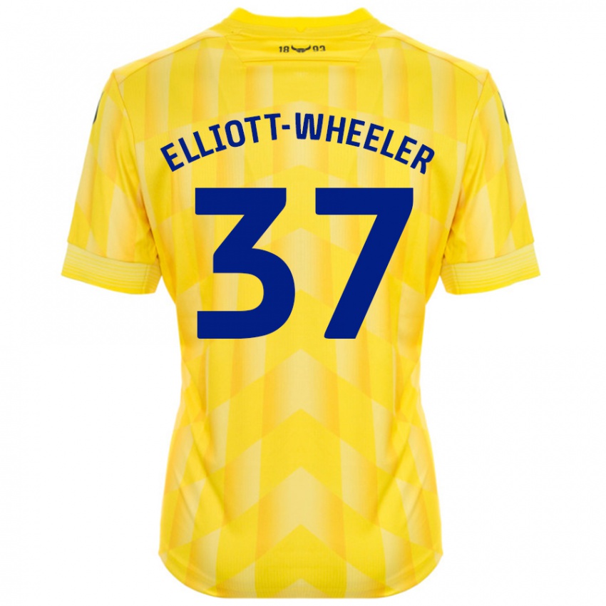 Homem Camisola Aidan Elliott-Wheeler #37 Amarelo Principal 2024/25 Camisa