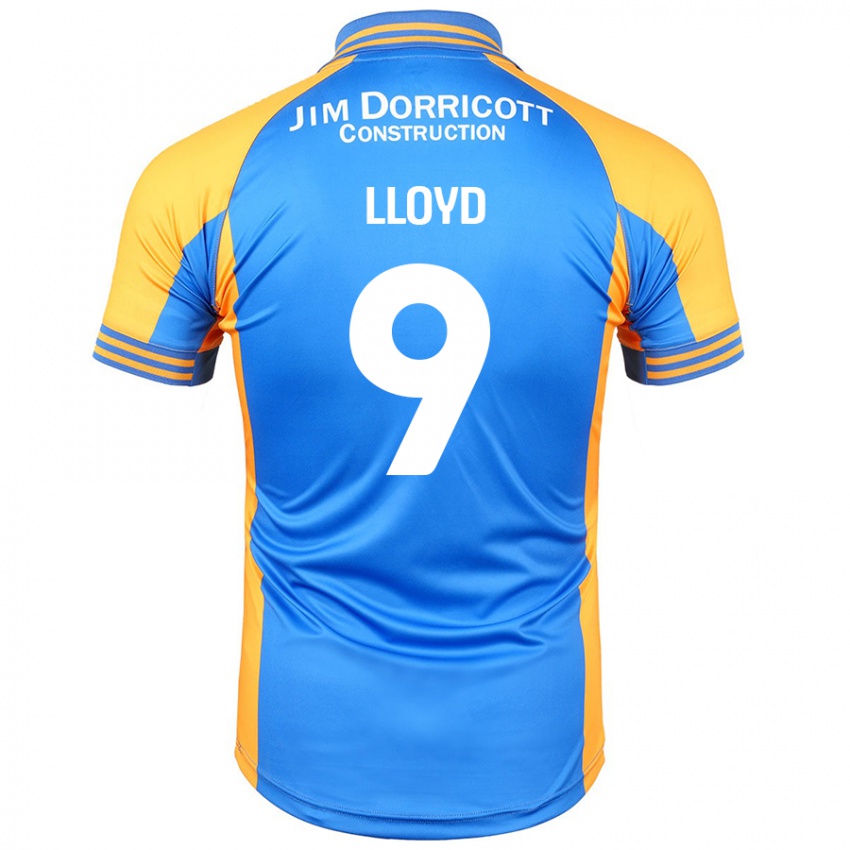 Homem Camisola George Lloyd #9 Âmbar Azul Principal 2024/25 Camisa