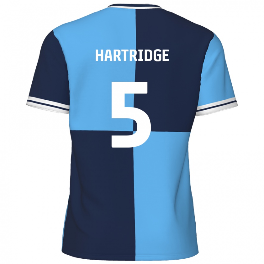 Homem Camisola Alex Hartridge #5 Azul Céu Azul Escuro Principal 2024/25 Camisa