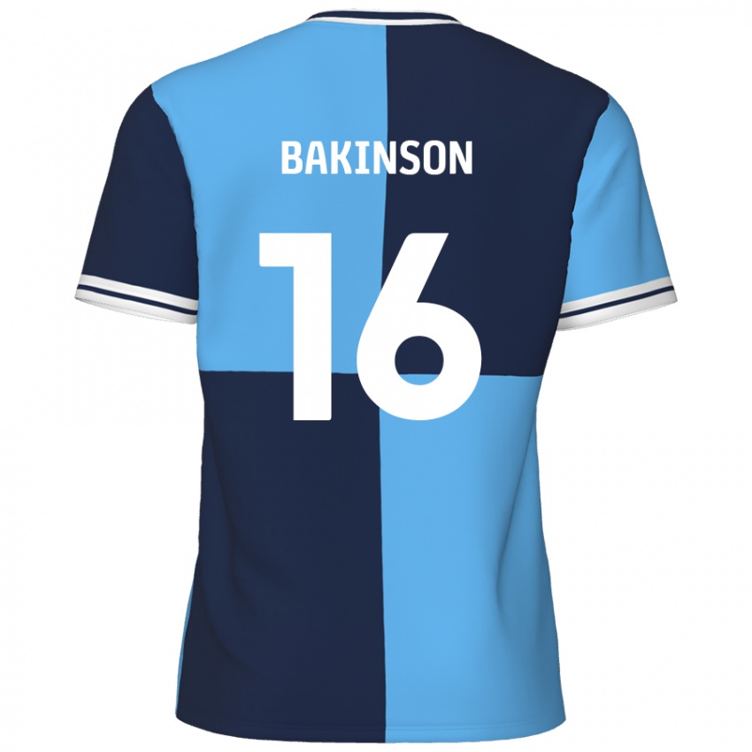 Homem Camisola Tyreeq Bakinson #16 Azul Céu Azul Escuro Principal 2024/25 Camisa