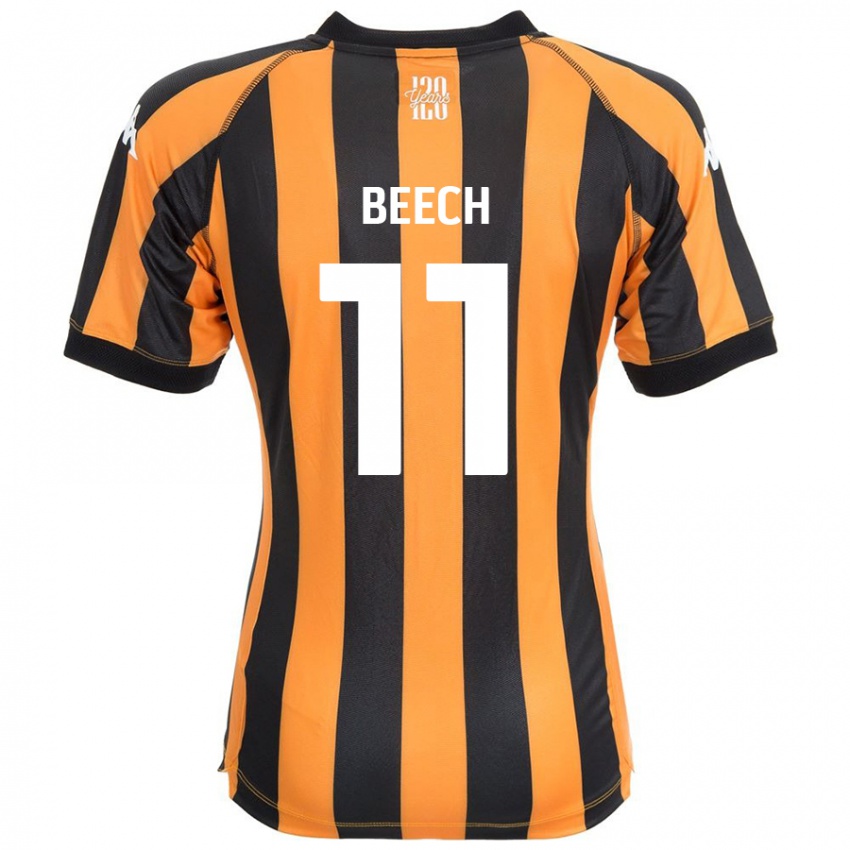 Homem Camisola Rebecca Beech #11 Âmbar Negro Principal 2024/25 Camisa