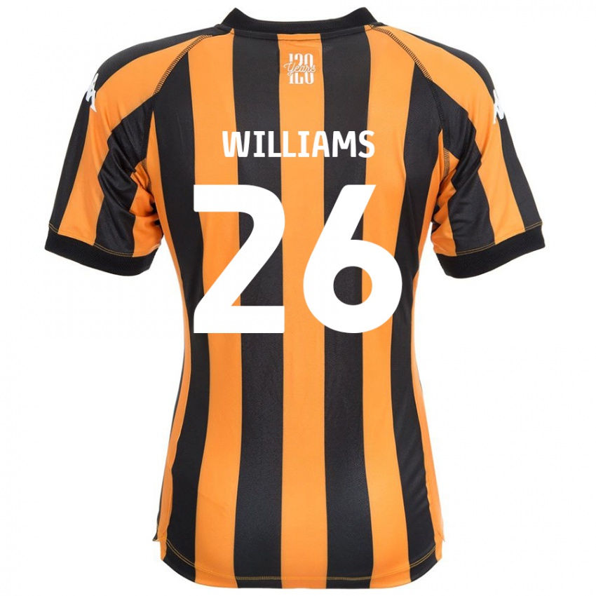 Homem Camisola Annabel Williams #26 Âmbar Negro Principal 2024/25 Camisa