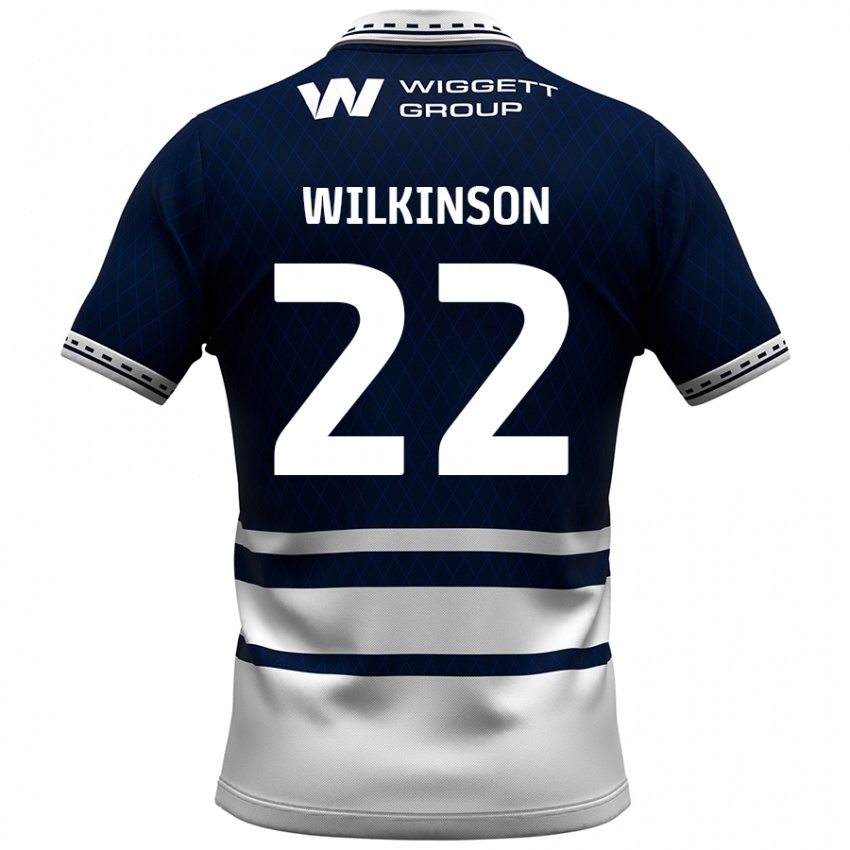 Homem Camisola Chloe Wilkinson #22 Azul Marinho Branco Principal 2024/25 Camisa