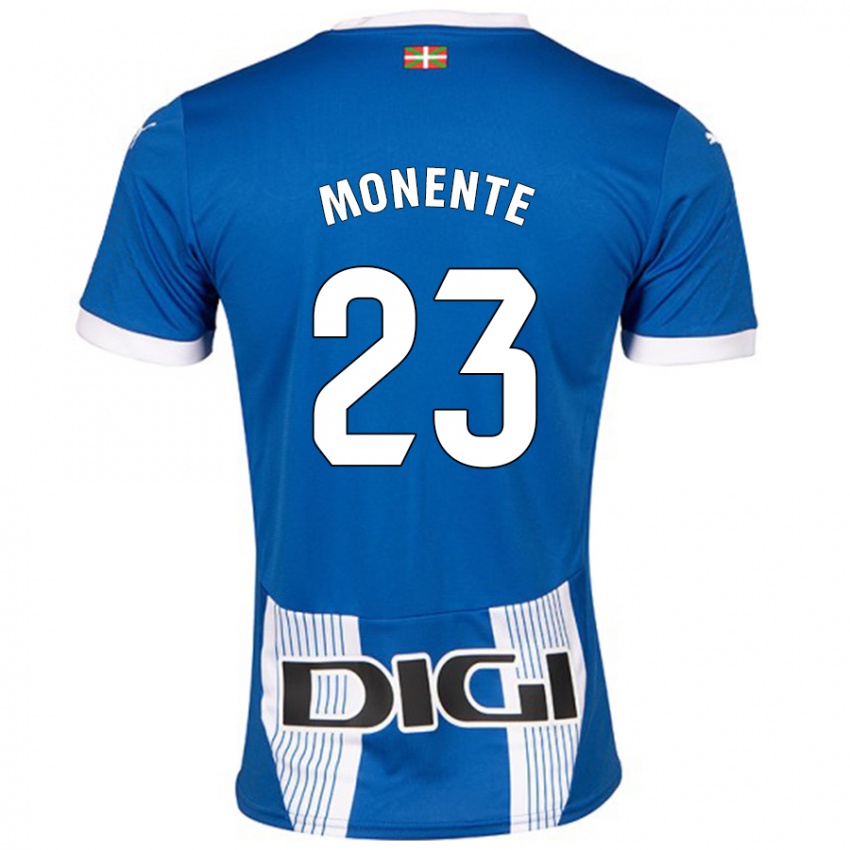 Homem Camisola Leyre Monente #23 Azul Principal 2024/25 Camisa