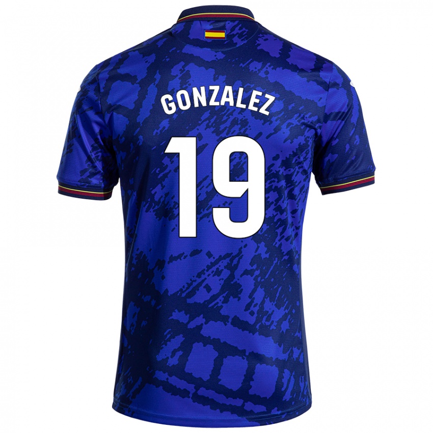 Homem Camisola Peter Gonzalez #19 Azul Mais Escuro Principal 2024/25 Camisa