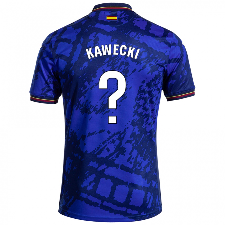 Homem Camisola Luis Kawecki #0 Azul Mais Escuro Principal 2024/25 Camisa