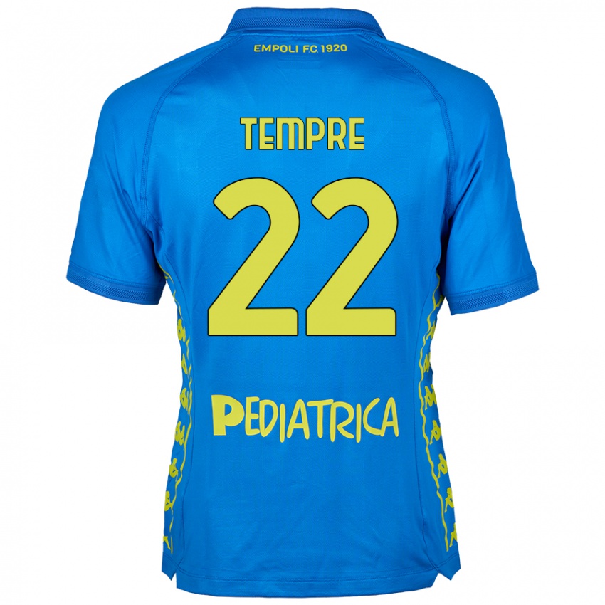 Homem Camisola Michele Tempre #22 Azul Principal 2024/25 Camisa