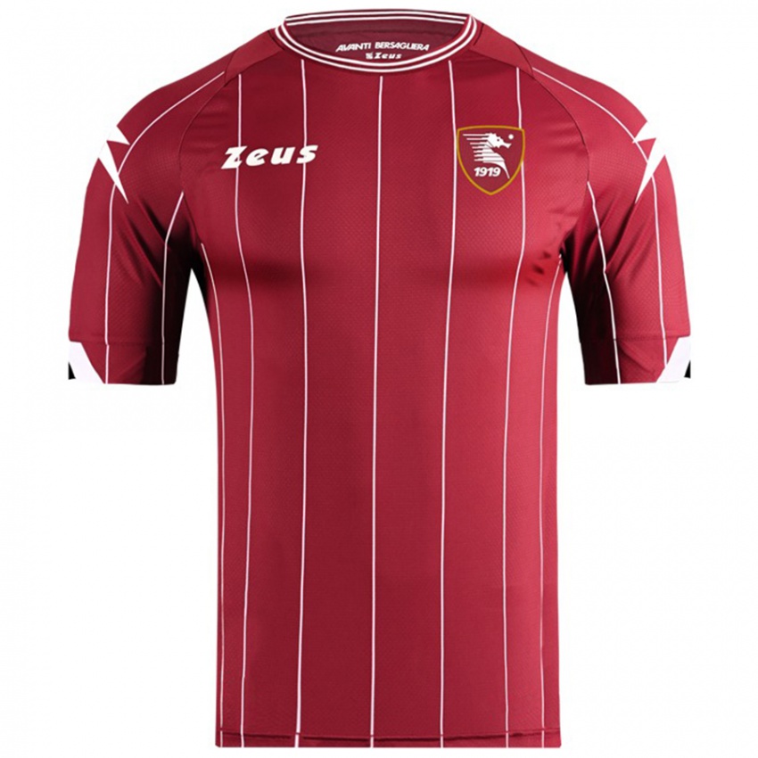 Homem Camisola Luigi Sepe #55 Borgonha Principal 2024/25 Camisa