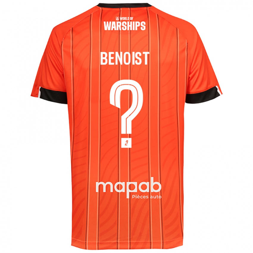 Homem Camisola Baptiste Benoist #0 Laranja Principal 2024/25 Camisa