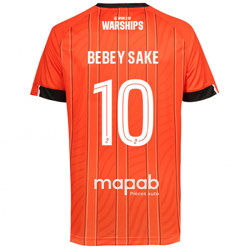 Homem Camisola Mattéo Bebey Sake #10 Laranja Principal 2024/25 Camisa