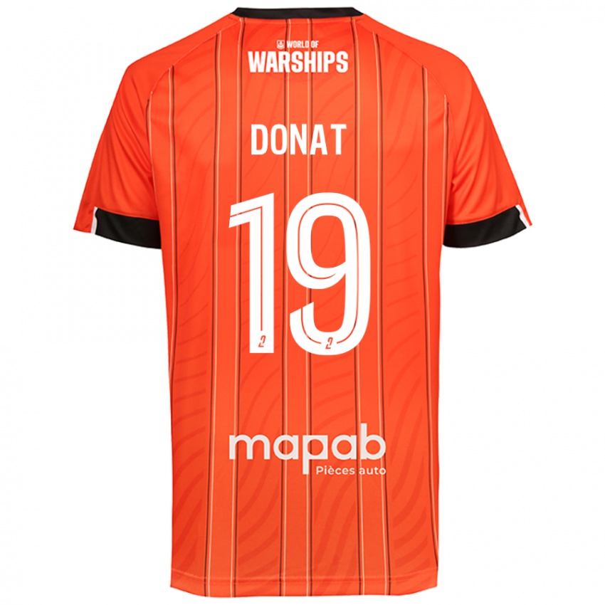 Homem Camisola Noa Donat #19 Laranja Principal 2024/25 Camisa