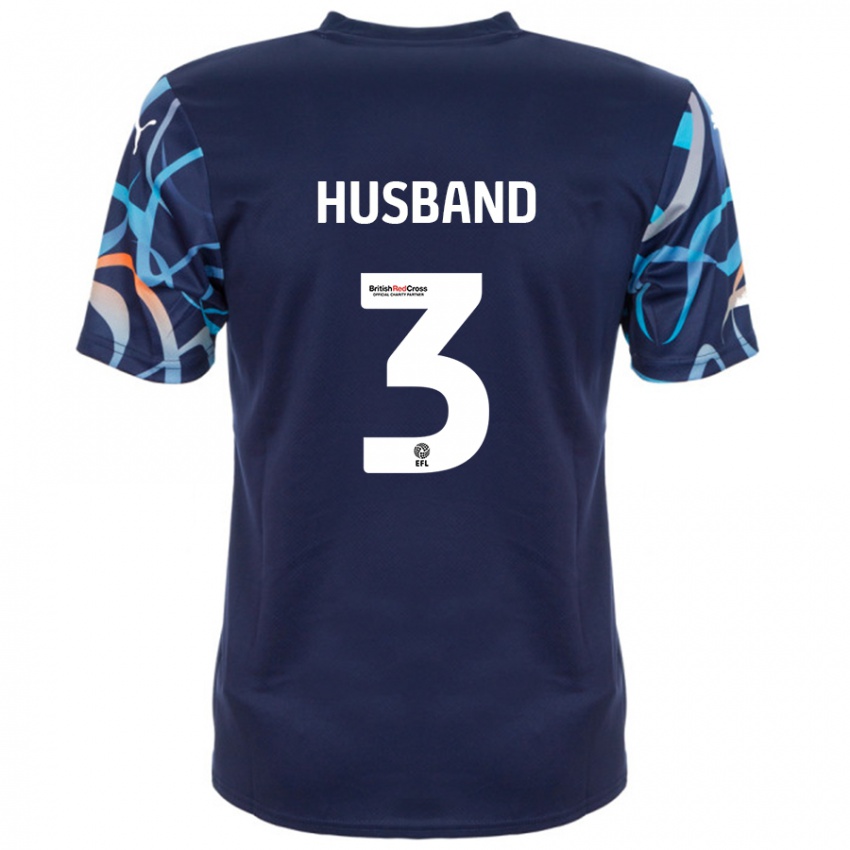 Homem Camisola James Husband #3 Azul Marinho Alternativa 2024/25 Camisa