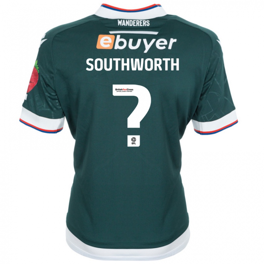 Homem Camisola Ellie Southworth #0 Verde Escuro Alternativa 2024/25 Camisa