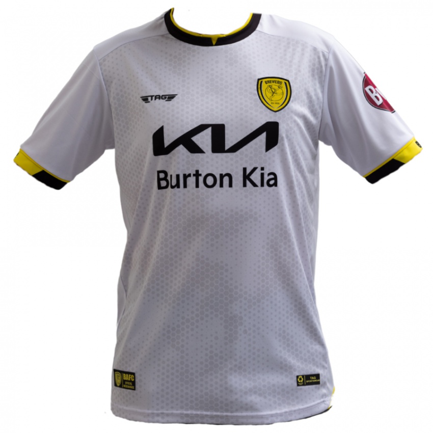 Homem Camisola Billy Bodin #11 Branco Alternativa 2024/25 Camisa