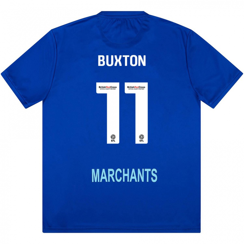 Homem Camisola Charlotte Buxton #11 Verde Alternativa 2024/25 Camisa