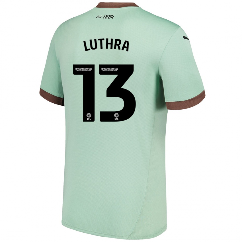 Homem Camisola Rohan Luthra #13 Verde Claro Alternativa 2024/25 Camisa