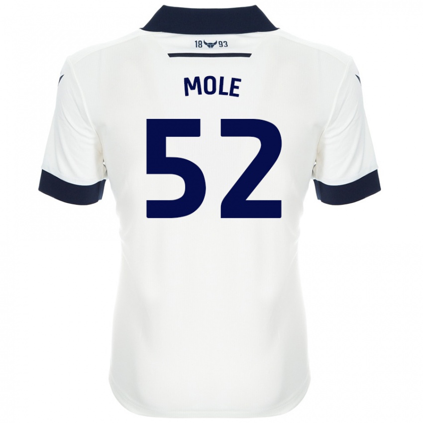 Homem Camisola Harrison Mole #52 Azul-Marinho Branco Alternativa 2024/25 Camisa