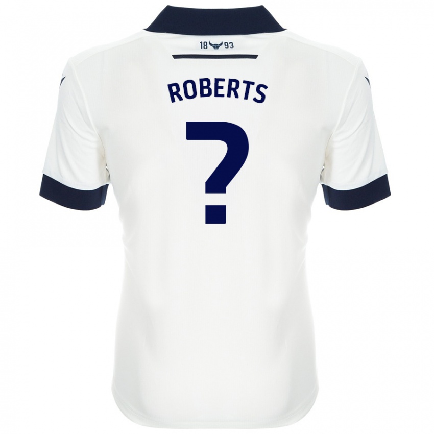 Homem Camisola Amber Roberts #0 Azul-Marinho Branco Alternativa 2024/25 Camisa