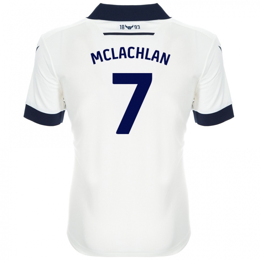 Homem Camisola Daisy Mclachlan #7 Azul-Marinho Branco Alternativa 2024/25 Camisa