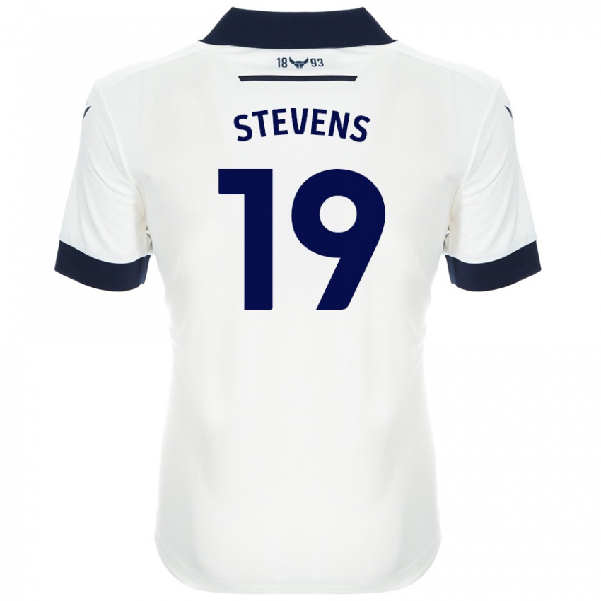 Homem Camisola Lily Stevens #19 Azul-Marinho Branco Alternativa 2024/25 Camisa