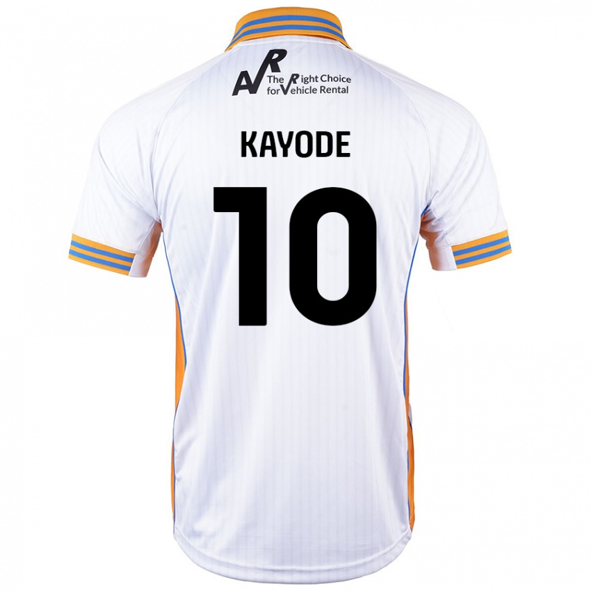 Homem Camisola Joshua Kayode #10 Branco Alternativa 2024/25 Camisa