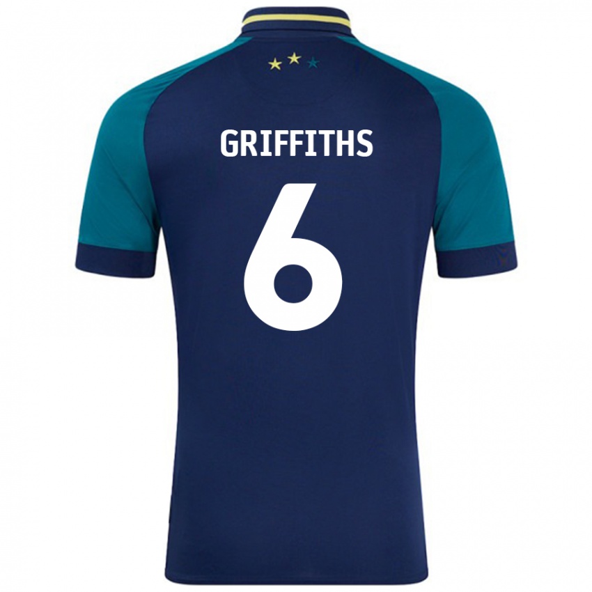 Homem Camisola Lauren Griffiths #6 Verde Da Marinha Verde Alternativa 2024/25 Camisa