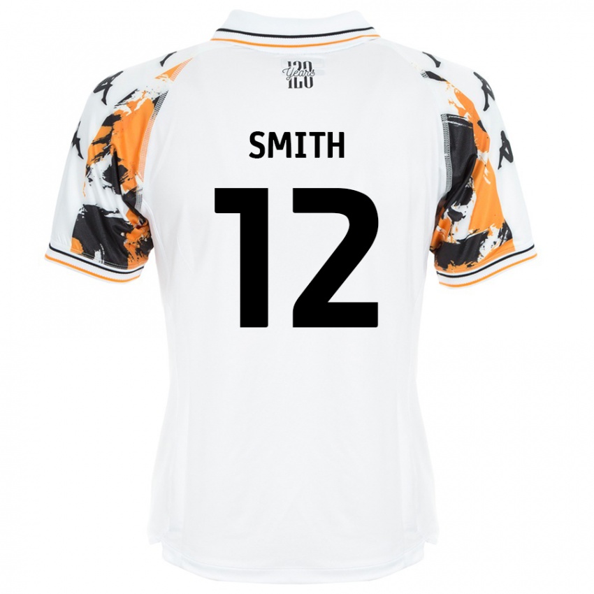 Homem Camisola Emily Smith #12 Branco Alternativa 2024/25 Camisa