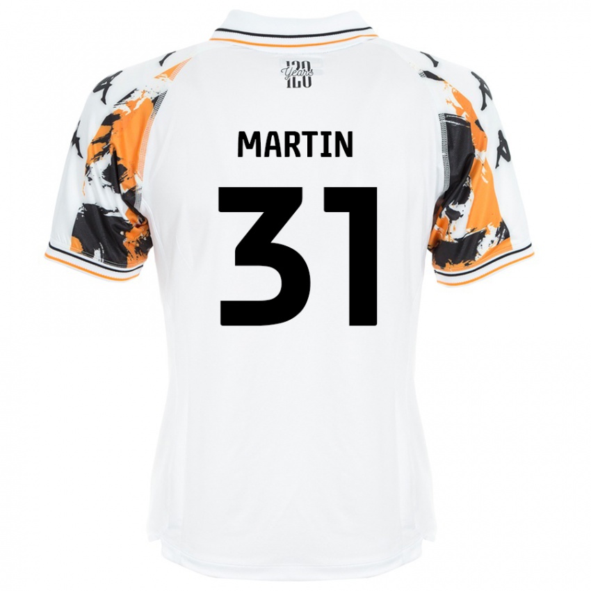 Homem Camisola Faith Martin #31 Branco Alternativa 2024/25 Camisa