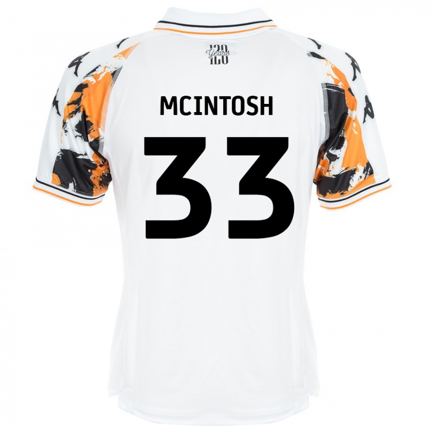 Homem Camisola Lucy Mcintosh #33 Branco Alternativa 2024/25 Camisa