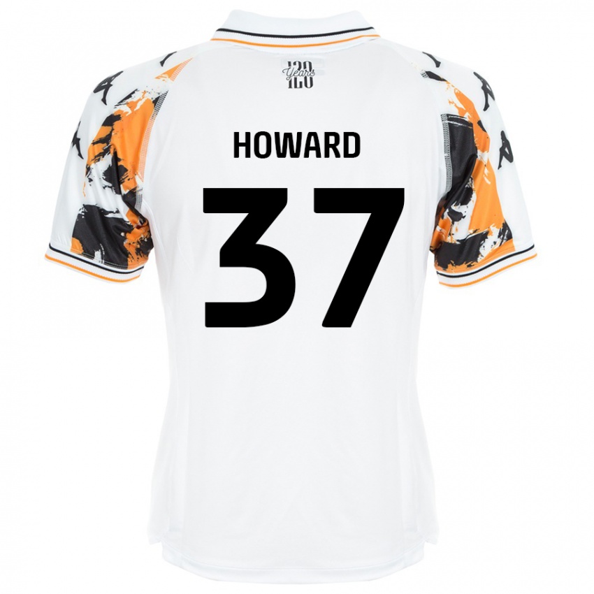 Homem Camisola Scarlet Howard #37 Branco Alternativa 2024/25 Camisa