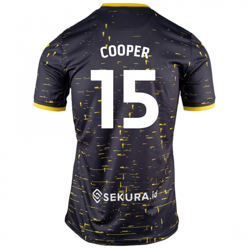 Homem Camisola Naomi Cooper #15 Amarelo Preto Alternativa 2024/25 Camisa