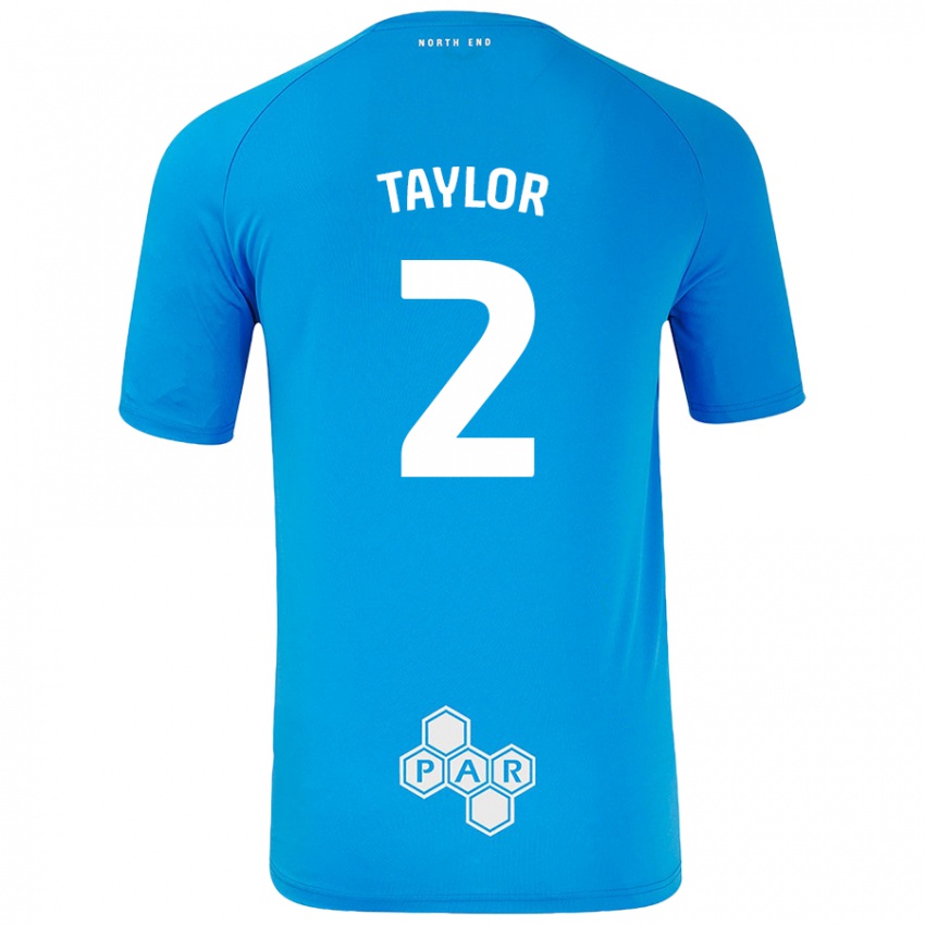 Homem Camisola Alex Taylor #2 Céu Azul Alternativa 2024/25 Camisa