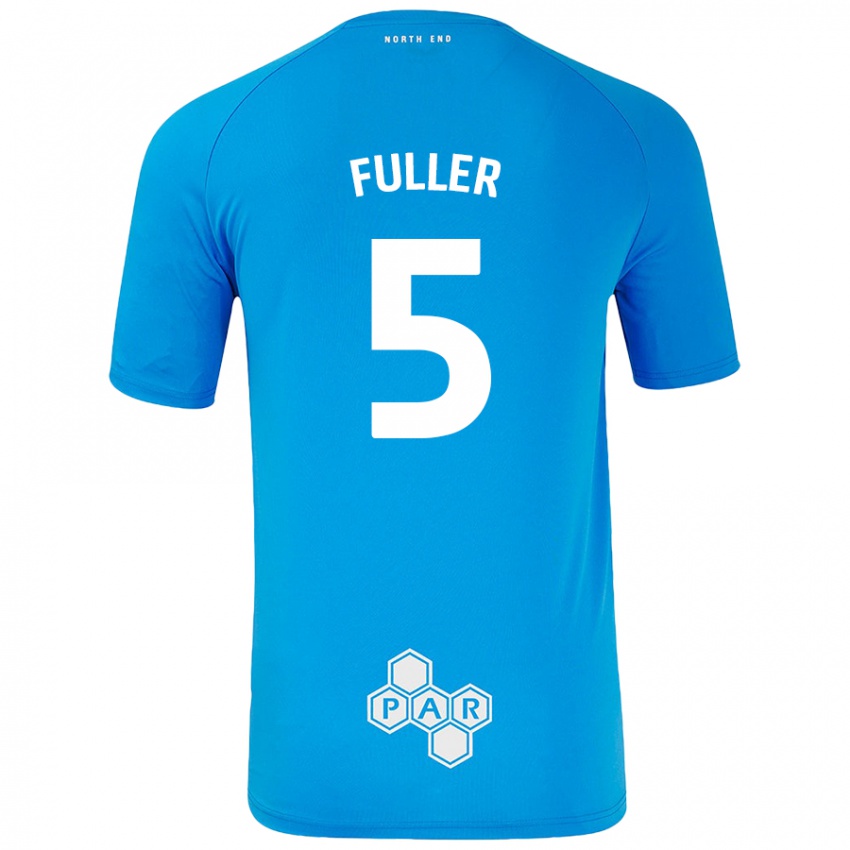 Homem Camisola Olivia Fuller #5 Céu Azul Alternativa 2024/25 Camisa