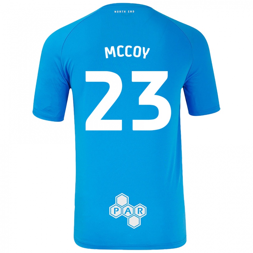 Homem Camisola Faye Mccoy #23 Céu Azul Alternativa 2024/25 Camisa