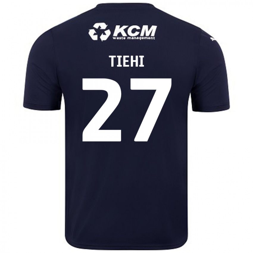 Homem Camisola Christ Tiehi #27 Azul Marinho Alternativa 2024/25 Camisa