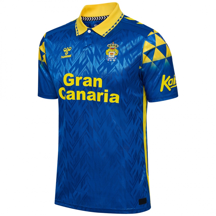 Homem Camisola Seu Nome #0 Amarelo Azul Alternativa 2024/25 Camisa