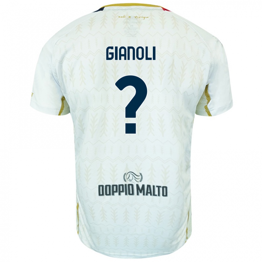 Homem Camisola Marco Gianoli #0 Branco Alternativa 2024/25 Camisa