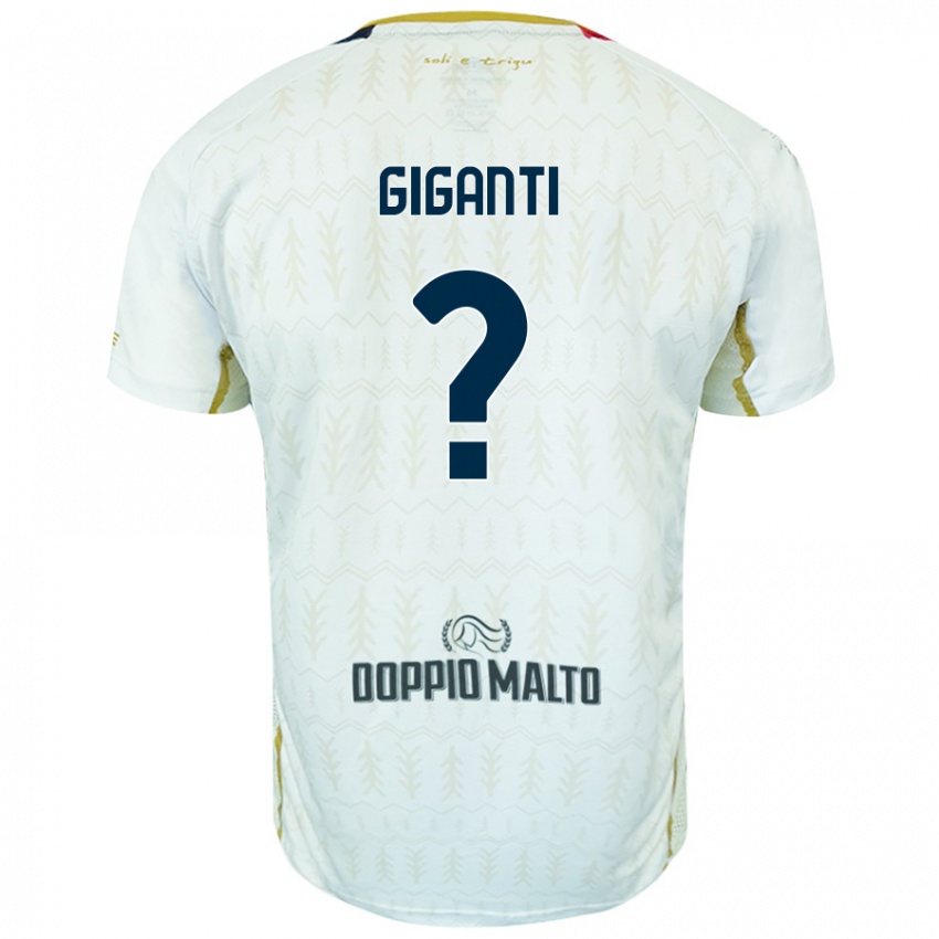 Homem Camisola Michele Giganti #0 Branco Alternativa 2024/25 Camisa