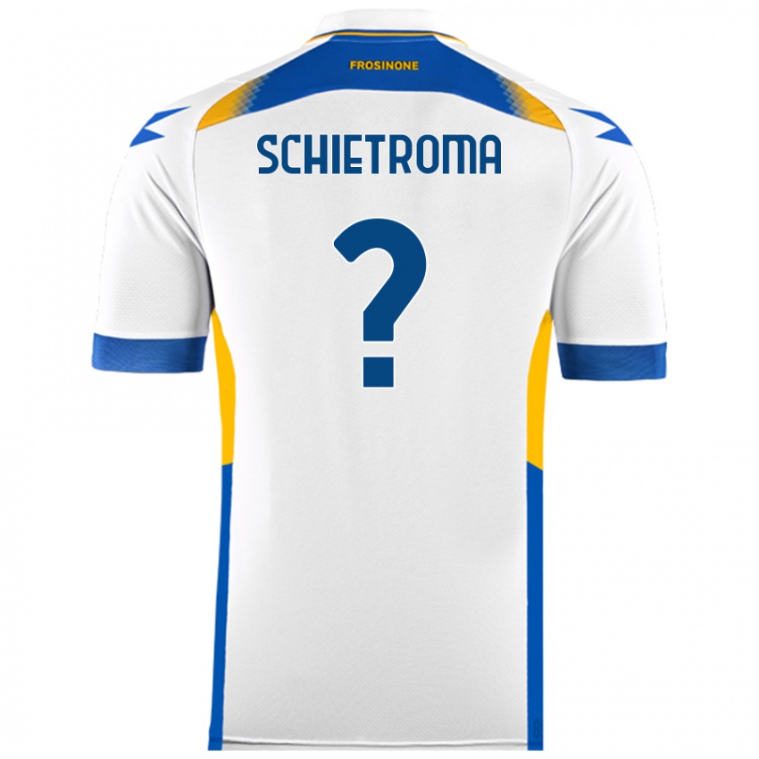 Homem Camisola Lorenzo Schietroma #0 Branco Alternativa 2024/25 Camisa