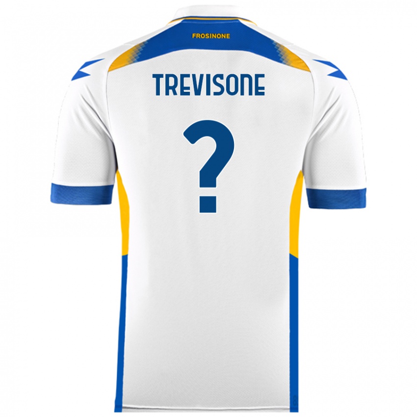 Homem Camisola Gianmarco Trevisone #0 Branco Alternativa 2024/25 Camisa