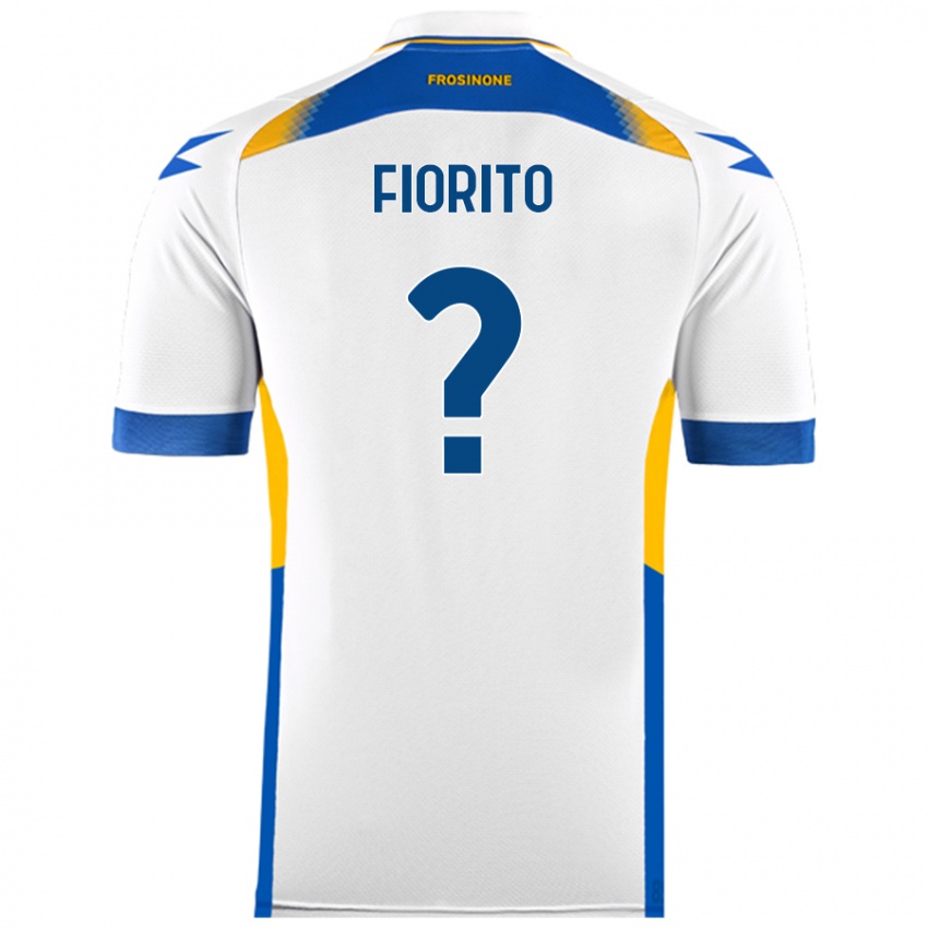 Homem Camisola Loris Fiorito #0 Branco Alternativa 2024/25 Camisa