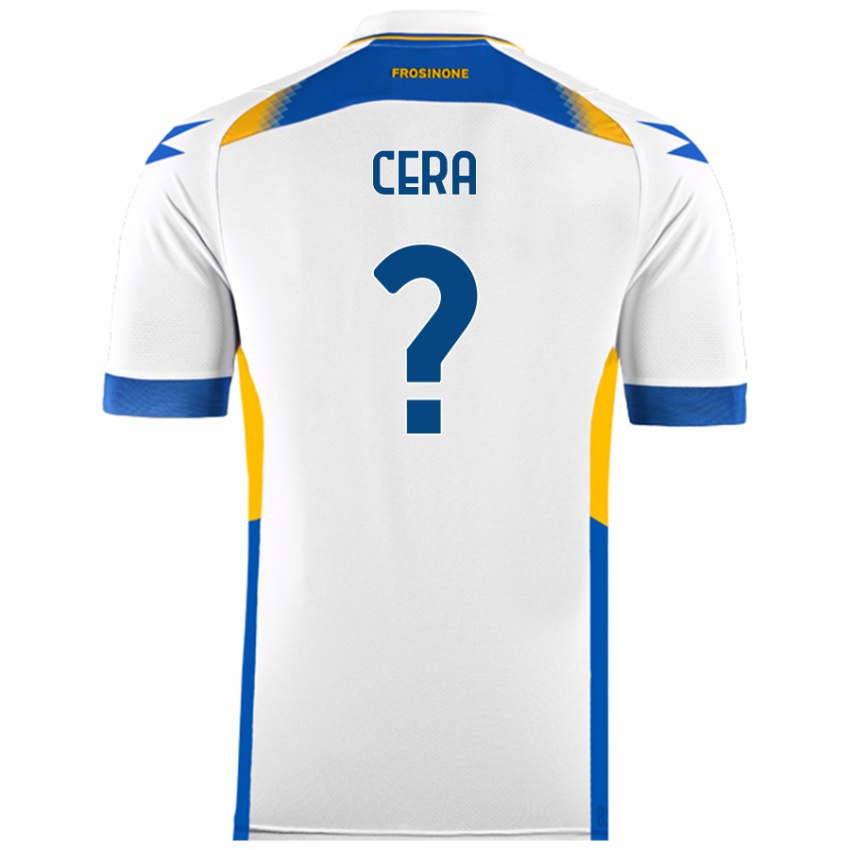 Homem Camisola Luigi Cera #0 Branco Alternativa 2024/25 Camisa