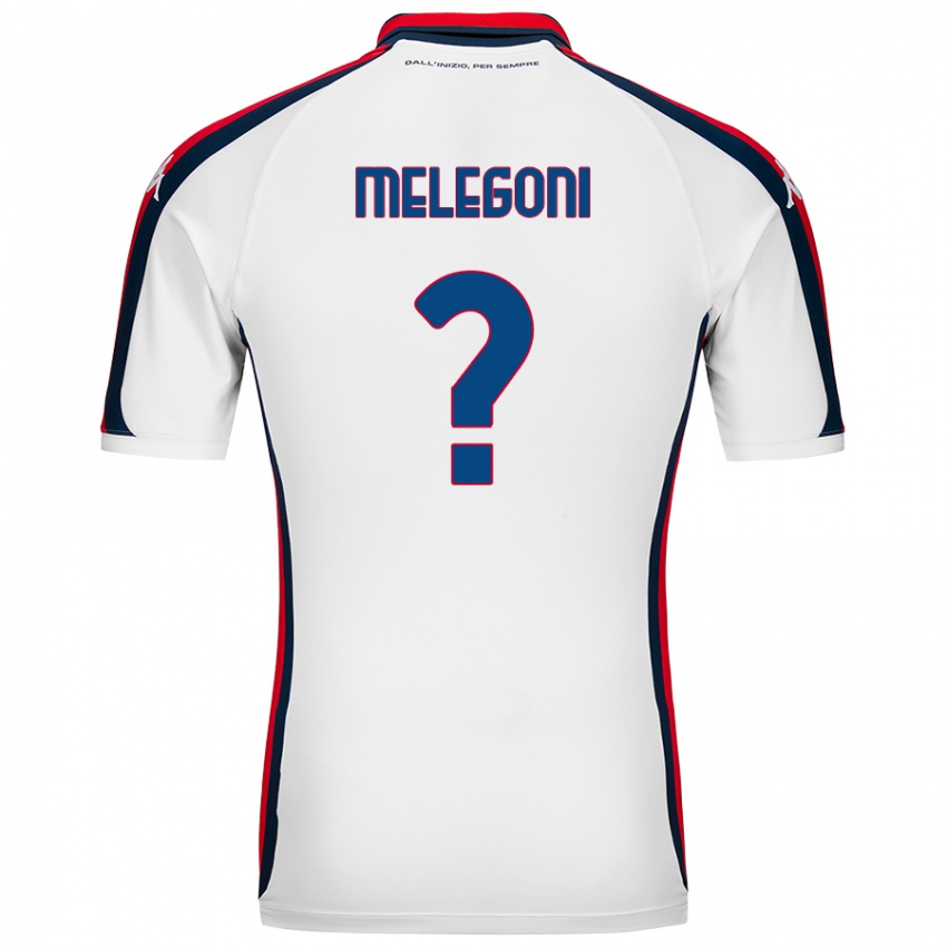 Homem Camisola Filippo Melegoni #0 Branco Alternativa 2024/25 Camisa