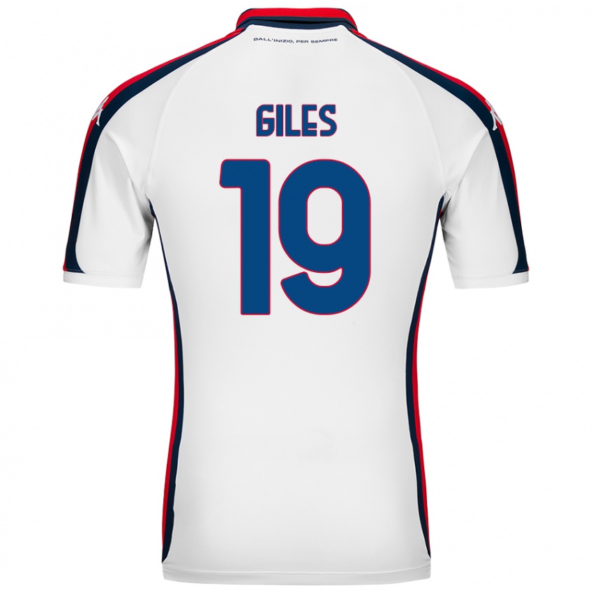 Homem Camisola Heidi Giles #19 Branco Alternativa 2024/25 Camisa